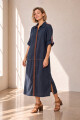 VESTIDO CHEMISE AZUL