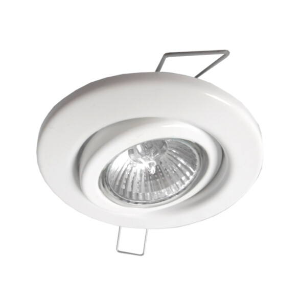 Spot basculante de embutir, color blanco AU5122