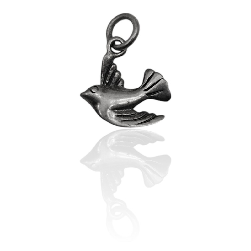 Dije Colgante Paloma-Plata 925-Sin Piedra-CP3462 sinpiedra
