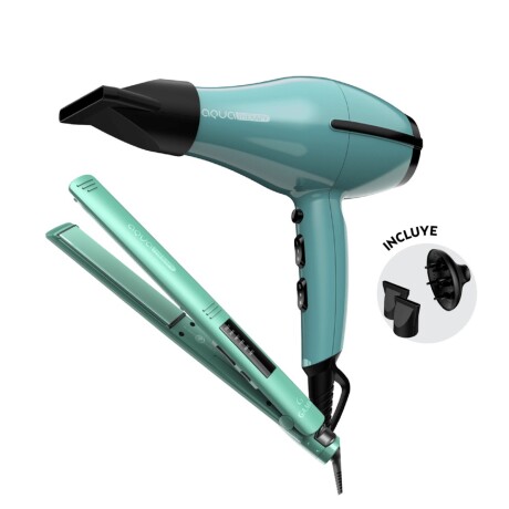 Set Gama - Planchita Elegance Led Aqua Therapy Sy Y Secador Tempo Aqua Therapy Set Gama - Planchita Elegance Led Aqua Therapy Sy Y Secador Tempo Aqua Therapy