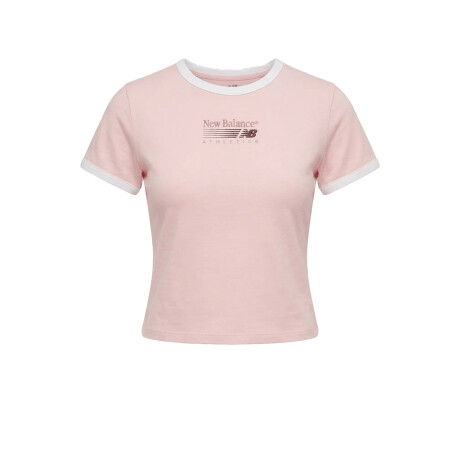 Remera New Balance Trackside Ringer Pink