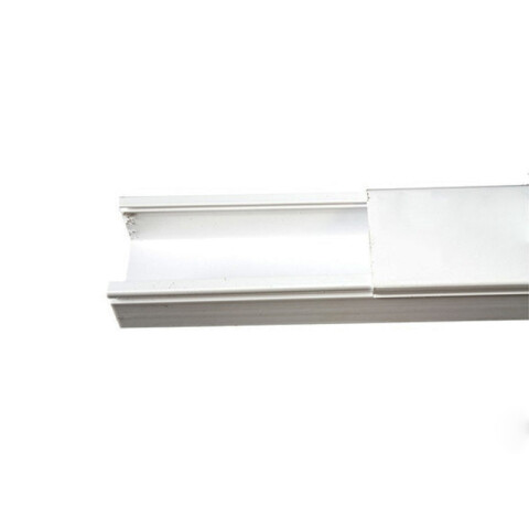 Ducto plástico cerrado blanco p/tablero 80x80mm ZO0942
