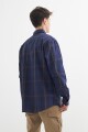 Camisa a cuadros AZUL MARINO