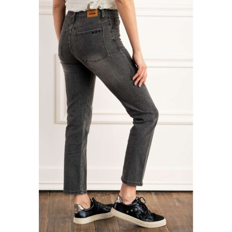 Jean Recto Denim Gris