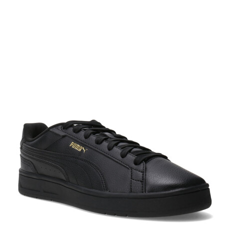 Championes de Hombre Puma Court Classico Negro - Dorado