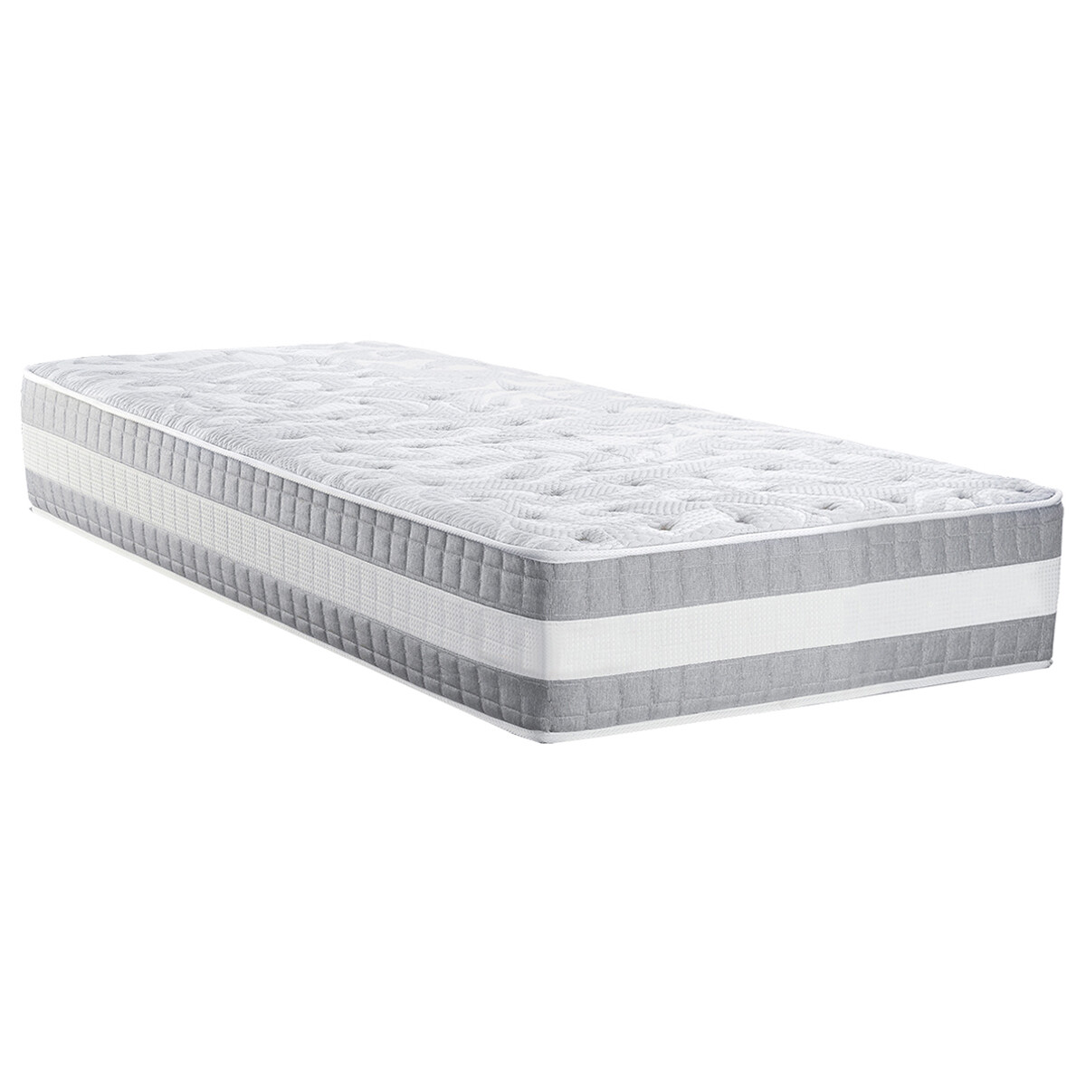 COLCHÓN UNA PLAZA ORTOPEDICO ESPUMA Y RESORTES - ALTURA 30CM 