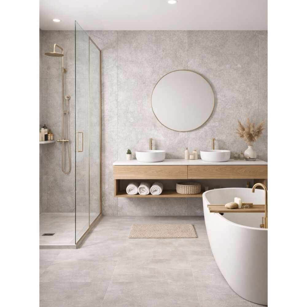 Placa de pvc Cemento Gris 122x244cm x 3mm Placa De Pvc Cemento Gris 122x244cm X 3mm