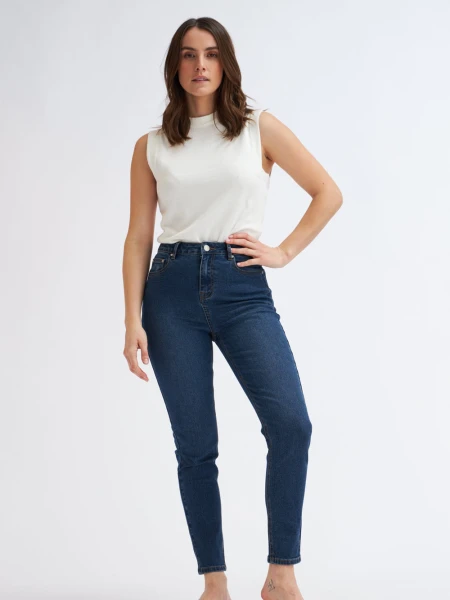 Pantalón de jean skinny Azul Medio