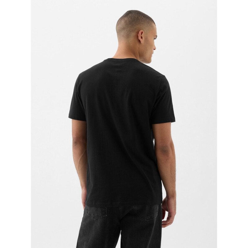V-EVERYDAY SOFT CORP LOGO TEE TRUE BLACK V2