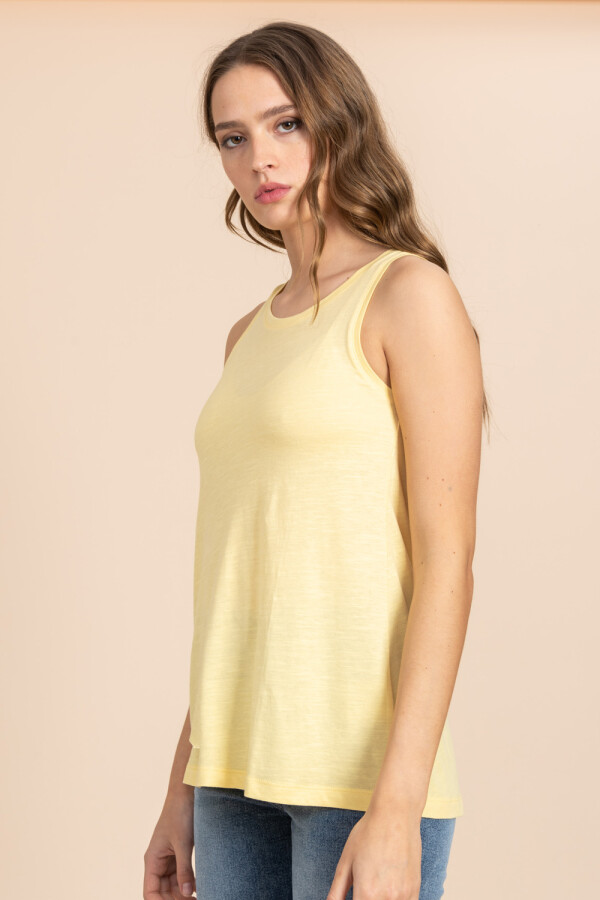 Musculosa basica Manteca
