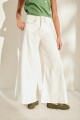 PANTALON WIDE XL LINEN SS27 Manteca Ibarra