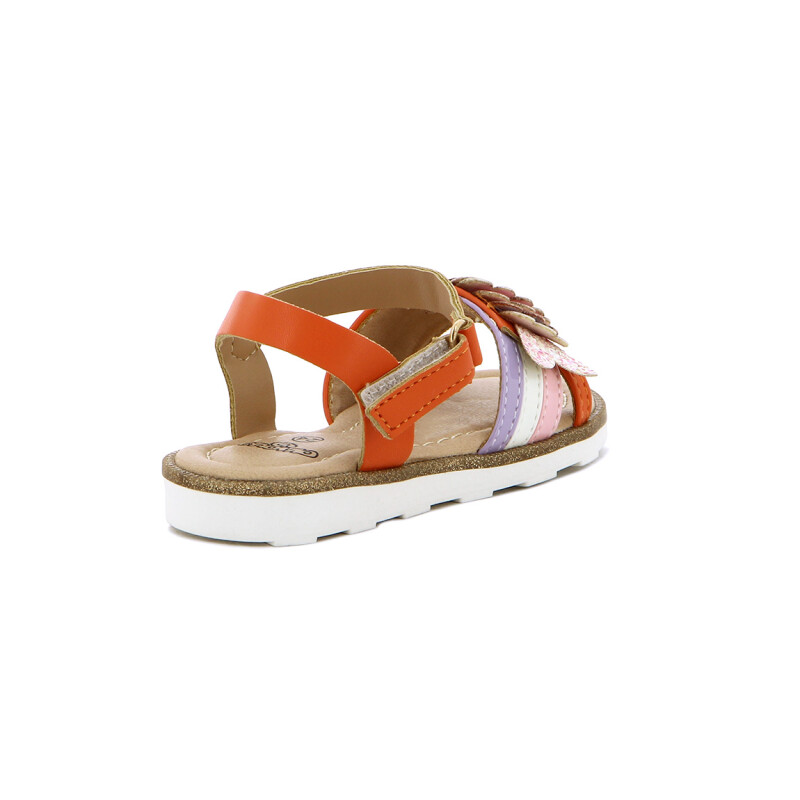 Angus Sandalia Niña Tira Ancha C/ Pulsera Y Detalle Pez Coral