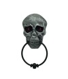 Colgante decorativo Halloween puerta con calavera Plateado
