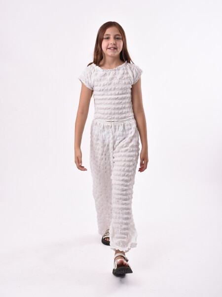 PANTALON MELBAS BLANCO