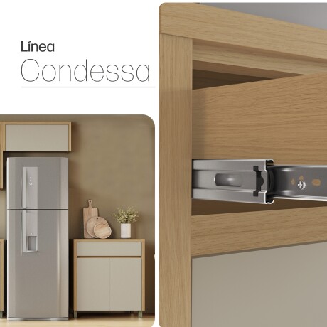JUEGO MODULAR PARA COCINA INCLUYE AEREO Y BAJO MESADA GAMAS DE BEIGE