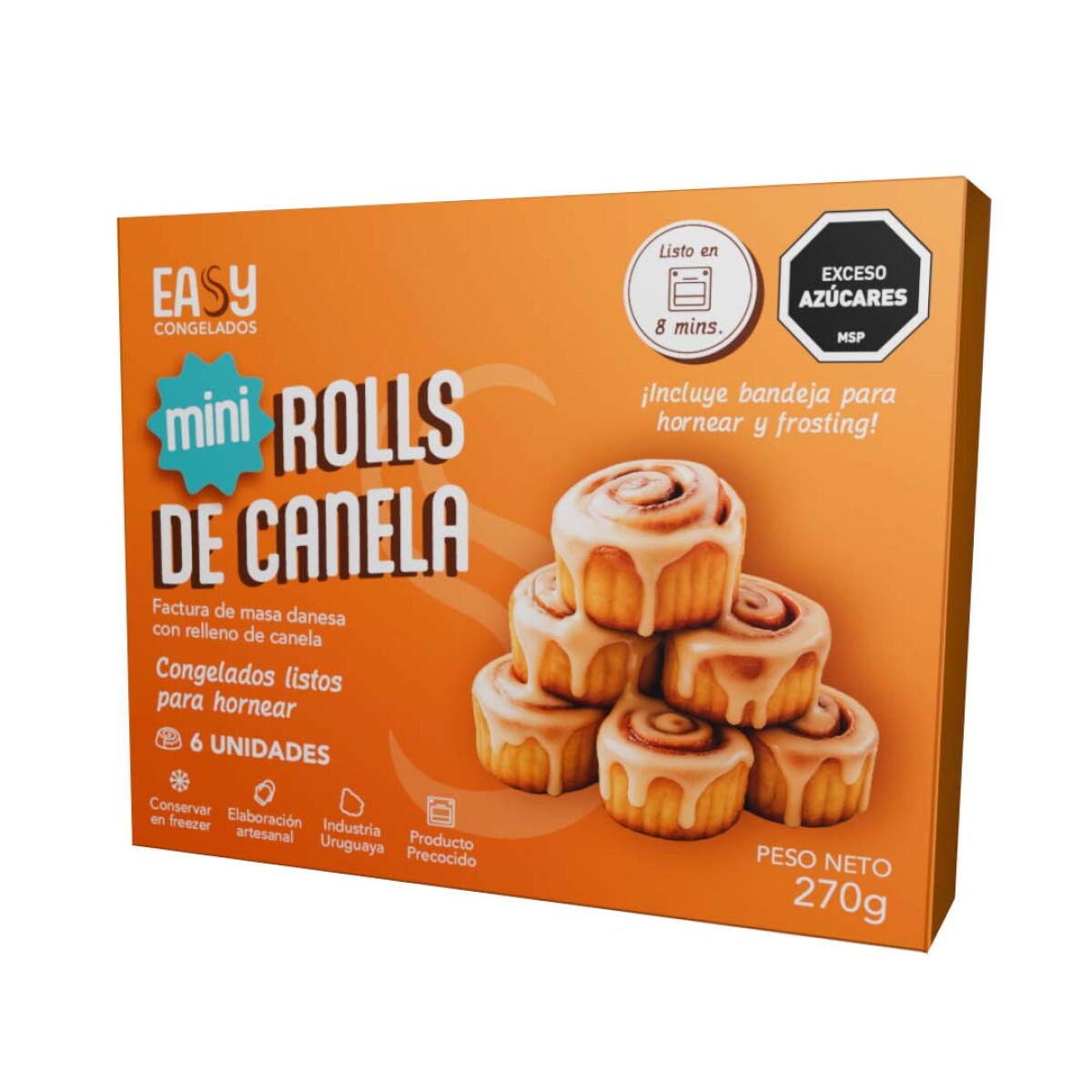 Mini Rolls de Canela X6 Easy (270g) 