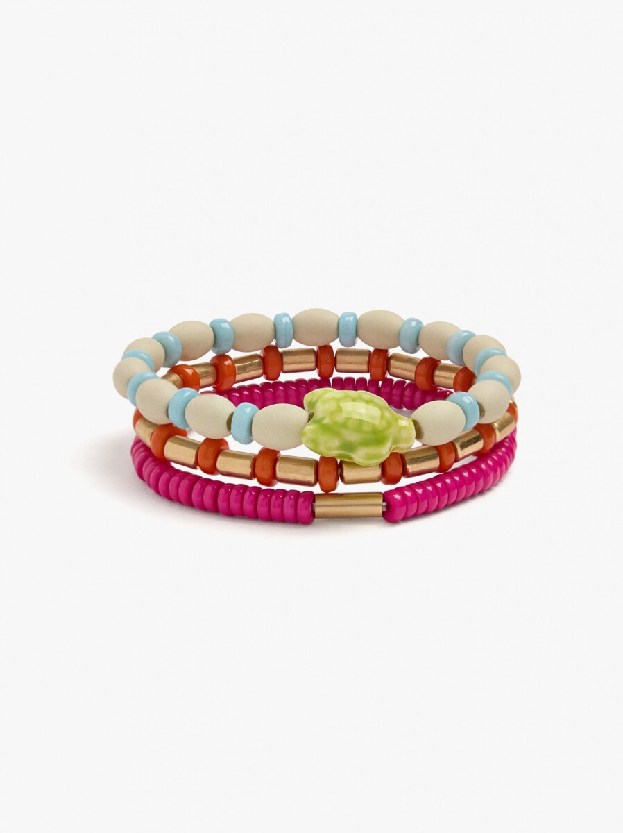 Conjunto De Pulseras Bandana Bay - multicolor 