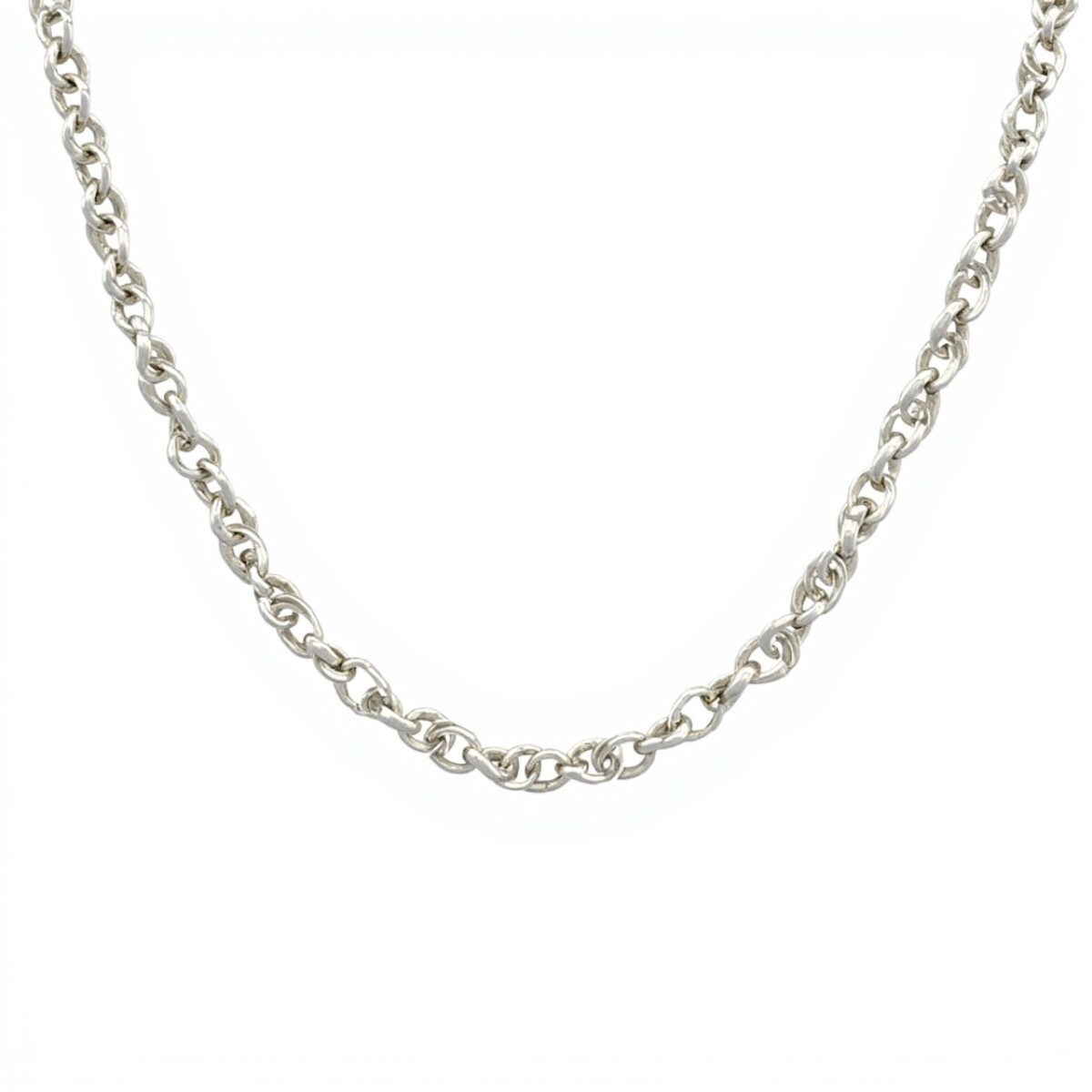 Cadena Rolo doble- Plata 925 - Sin Piedra - CD3265 - sinpiedra 