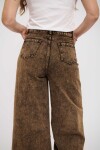 JEAN CICI WIDE LEG MARRÓN