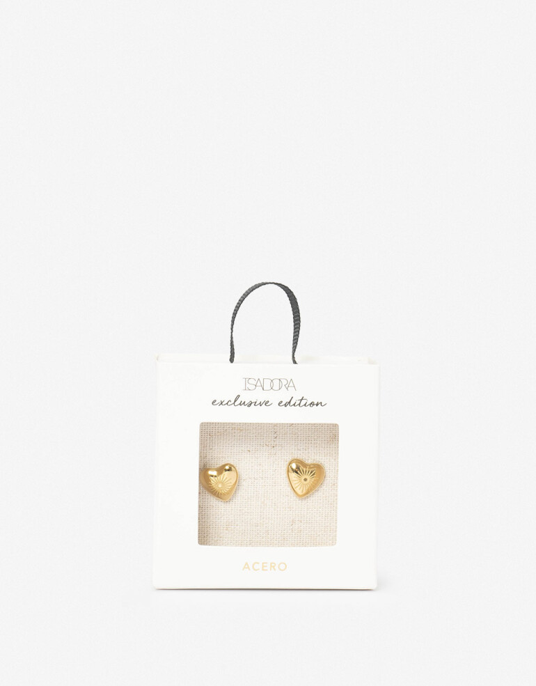 Aros Pasantes Metal Aros Pasantes De Acero - Dorado