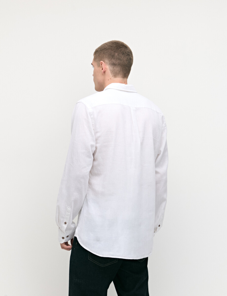012766 CAMISA LINO WIN Blanco