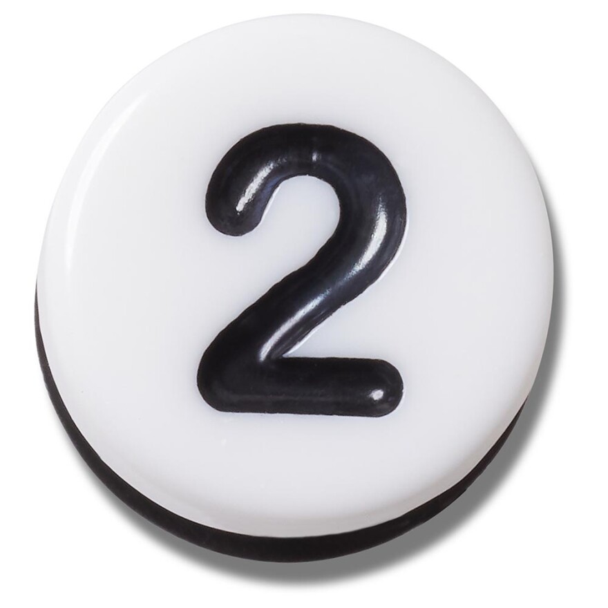 Jibbitz Number Two Tiny Friendship Multicolor