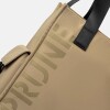 Cartera Al Hombro Light Nylon Negro Taupe