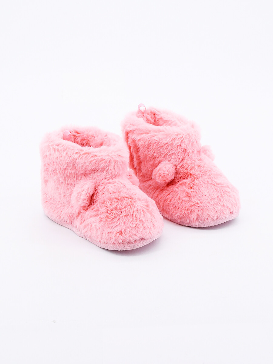 PANTUFLA INFANTIL OREJAS - FUCSIA 