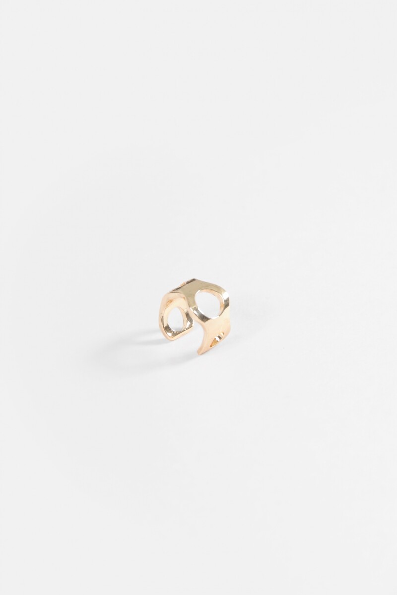Earcuff calado dorado