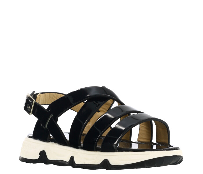 Sandalias de Niña MINI Miss Carol RILEY de charol Negro