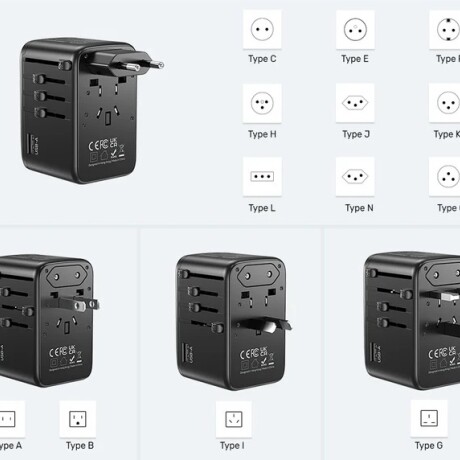 Cargador / Adaptador Universal Unitek 100W 001