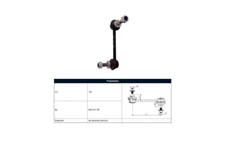 Bieleta Toyota Hilux 04-25 Der Bieleta Toyota Hilux 04-25 Der