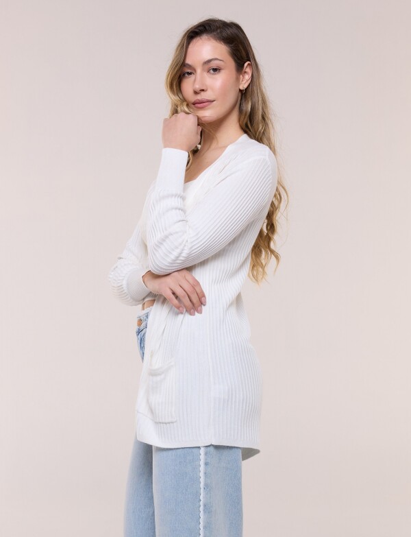 Cardigan Abierto CRUDO