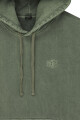 Shield Garment Dyed Hoodie Verde