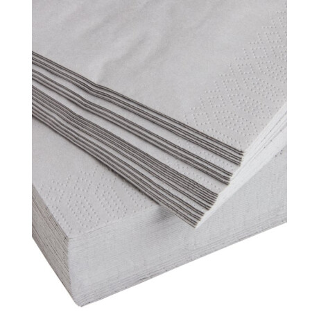Servilletas papel MOLTE gris 40x40 50uds Gris