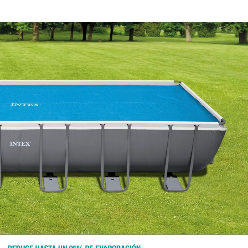 INTEX COBERTOR LONA SOLAR PARA PISCINA RECTANGULAR 7.32 X 3.66 M Intex Cobertor Lona Solar Para Piscina Rectangular 7.32 X 3.66 M