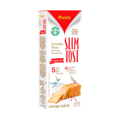 Fhom tostada slim natural 110g Fhom Tostada Slim Natural 110g