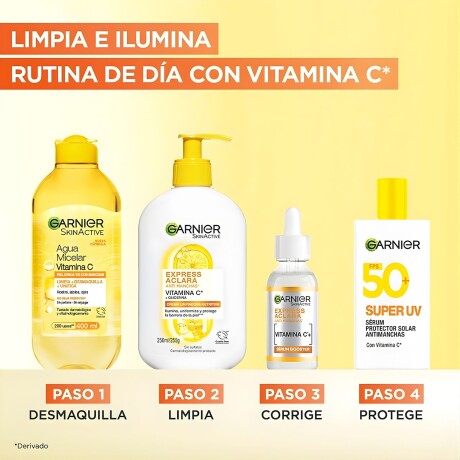 Sérum anti manchas Garnier Express Aclara con vitamina C 30ml Sérum anti manchas Garnier Express Aclara con vitamina C 30ml