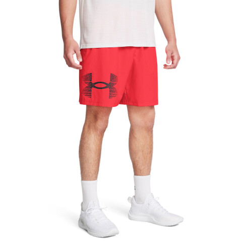 UA Tech Woven Graphic Short-RED RED-713