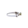 Anillo Halo-Plata 950-Piedra Zirconia verde y blanca-AN3654 conpiedra