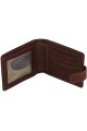 Billetera de cuero chocolate c/Marrón