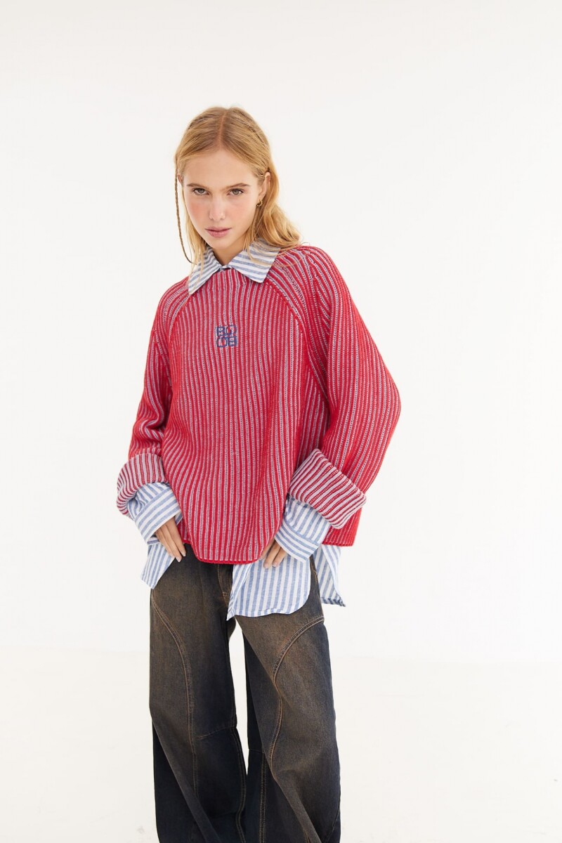 Sweater NextLabel - Rojo 