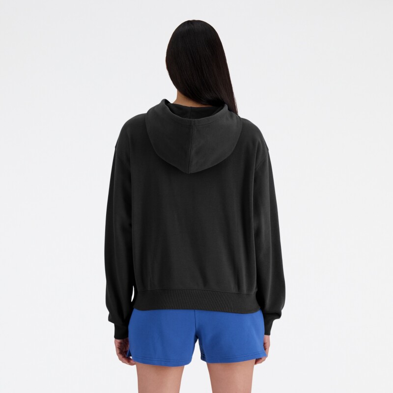 Canguro New Balance de Dama - FRENCH TERRY - WT41507BK BLACK