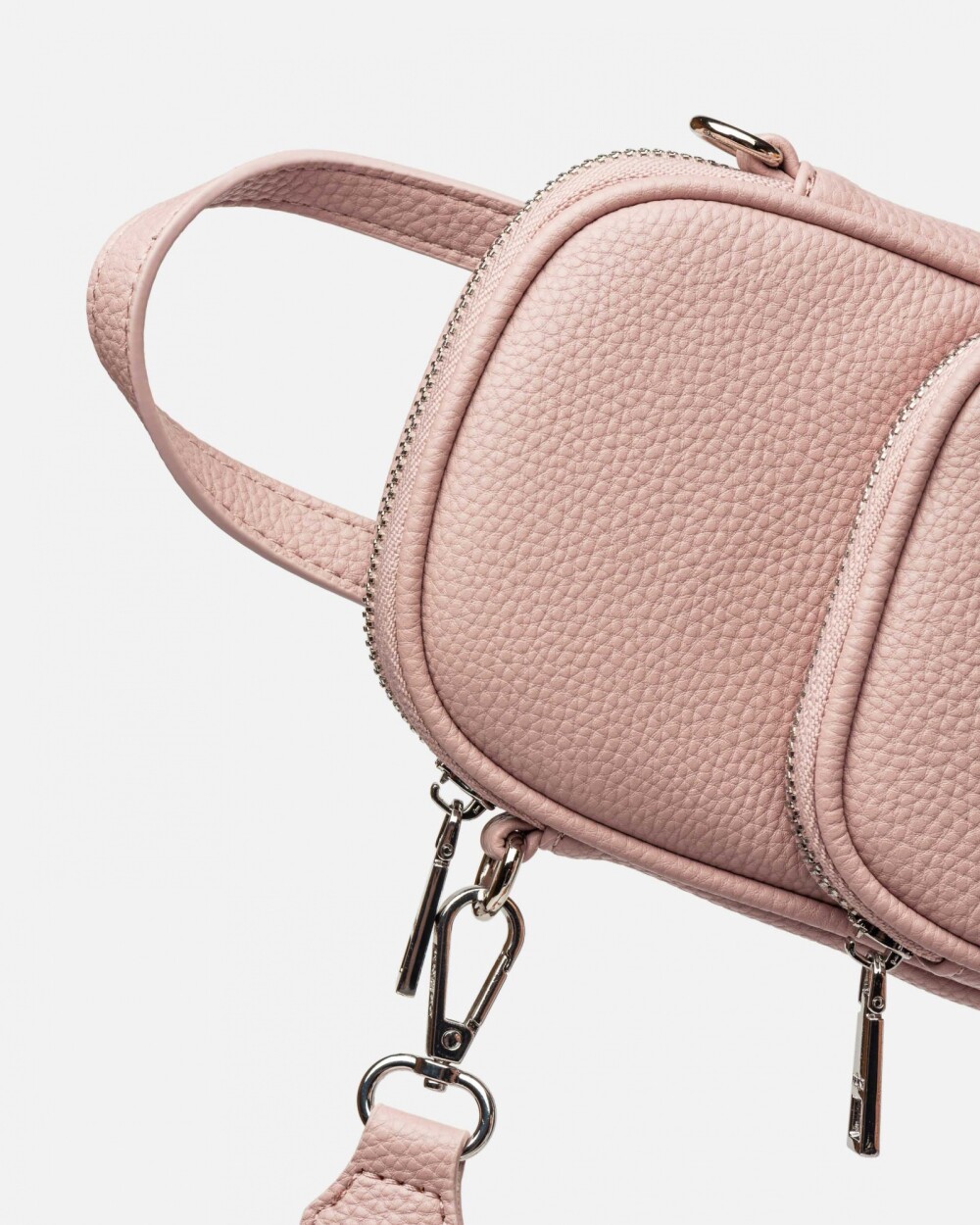 Porta Celular Baby Donna En Efecto Cuero Graneado Rose