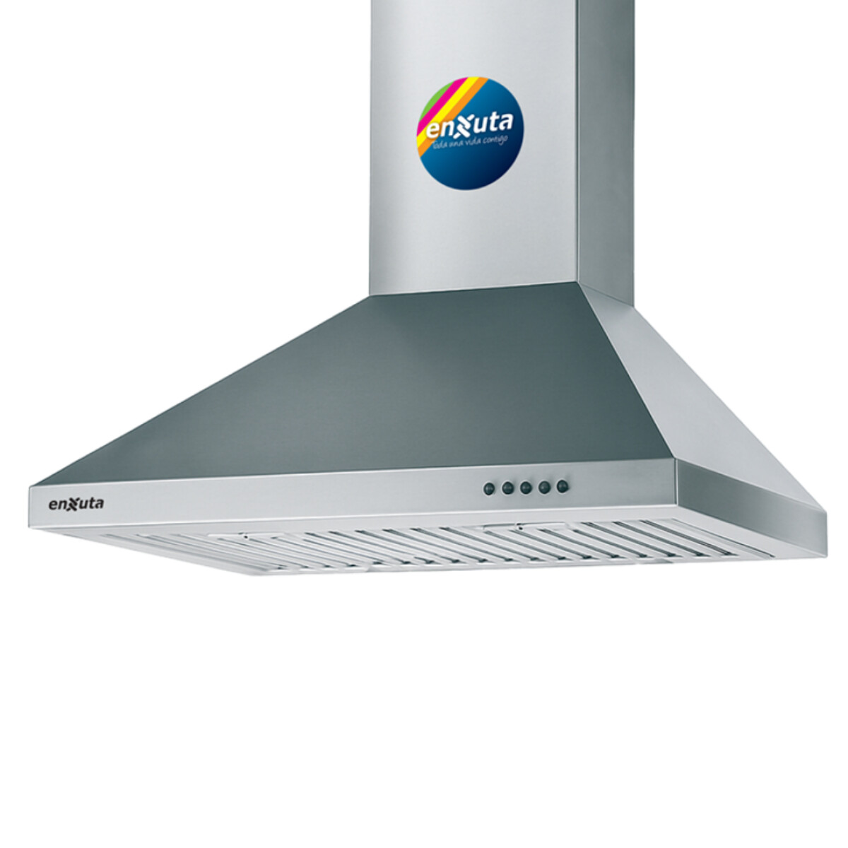 Campana enxuta 60 cm con extracción de 750 m3/h - Inox 