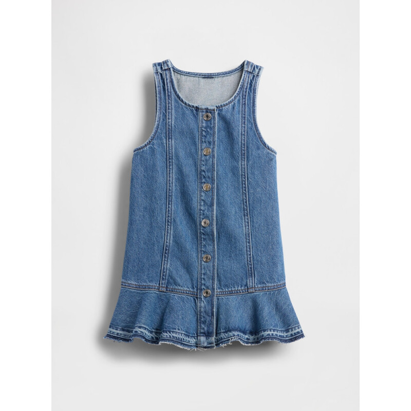 DNM JUMPER DRESS - MED WASH MEDIUM WASH