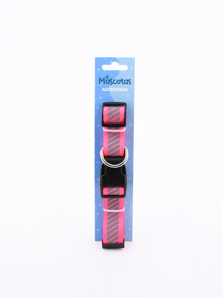 COLLAR REFLECTIVO ROSADO