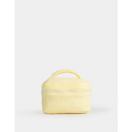 Portacosméticos Just Vibing Amarillo Claro