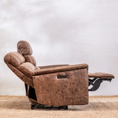 Sillón Reclinable 3 Cuerpos Benson Chocolate