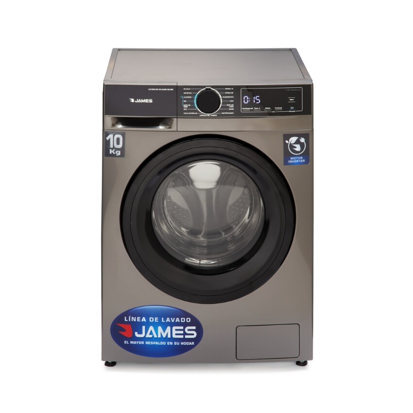 Lavarropas James 10.5 KG LR-1016 G4 inverter dark inox. Lavarropas James 10.5 KG LR-1016 G4 inverter dark inox.